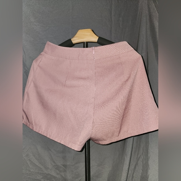 Shein Womens size medium Pink Shorts Sailor Buttons - Picture 3 of 6